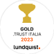 Logo che classifica Acea SpA a livello silver nella Lunquist Trust 2023